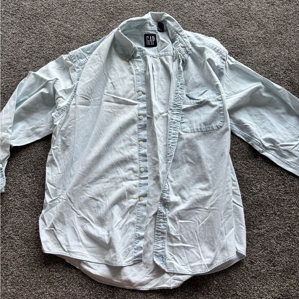 90’s GAP Sky Blue Denim Shirt